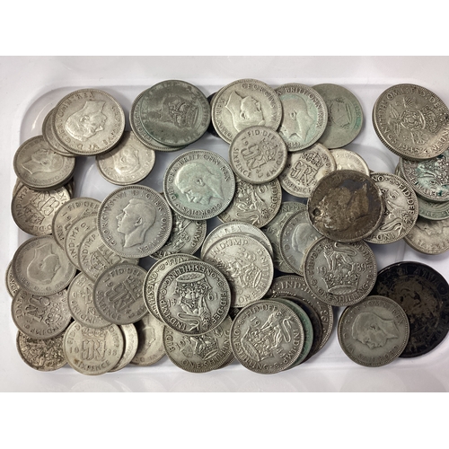 501 - GB Pre 1947 And XIX Century Silver Coins, including a Victoria 1895 Half Crown, Florins, Shillings, ... 