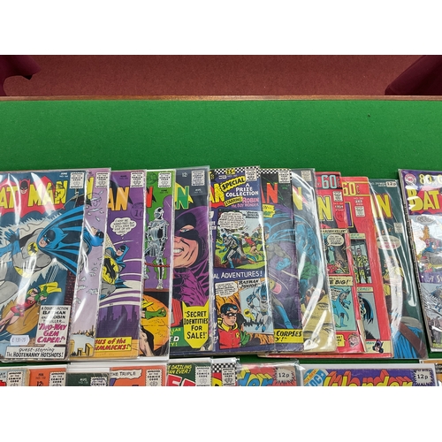 395 - Twenty Four Batman / Wonder Woman Comics by DC. To include Batman #164, #170, #172, #185, #209, #260... 