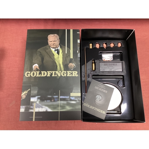 568 - A Big Chief Studios Ltd 1:6th Scale Auric Goldfinger in Ian Fleming's Goldfinger Collector Figure, N... 