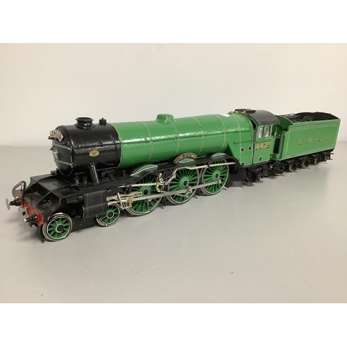 890 - A 'O' Gauge/7mm Kit Built Class A3 4-6-2 Steam Tender Locomotive; L.N.E.R Green 