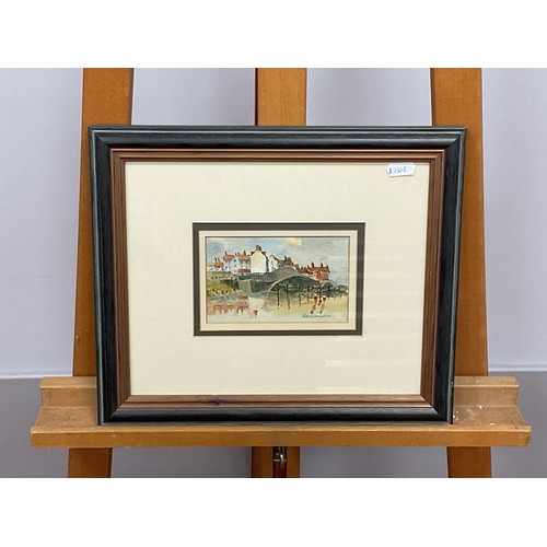 1159 - GEORGE CUNNINGHAM (Sheffield Artist, 1934-1996) *ARR 
Robin Hood's Bay, watercolour, signed lower ri... 