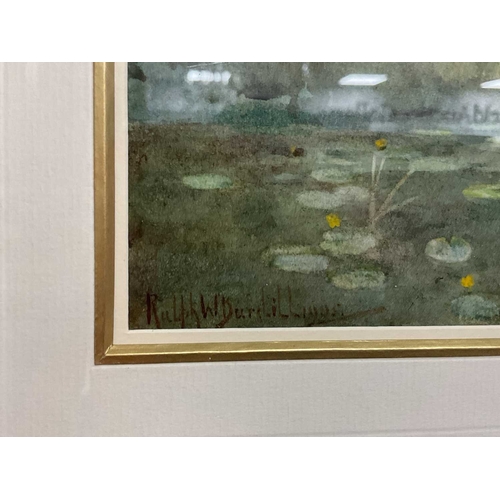 1175 - RALPH WILLIAM BARDILL (1876-1935) 
'Farm Yard, Hemingford Grey', and 'Ouse Backwater at Houghton', a... 