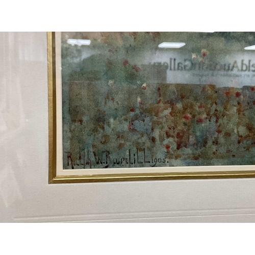 1175 - RALPH WILLIAM BARDILL (1876-1935) 
'Farm Yard, Hemingford Grey', and 'Ouse Backwater at Houghton', a... 