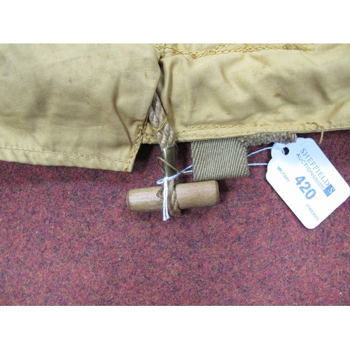420 - Royal Air Force 'Mae West' Life Preserver, inner label-broad arrow 22c/448 9349 large.