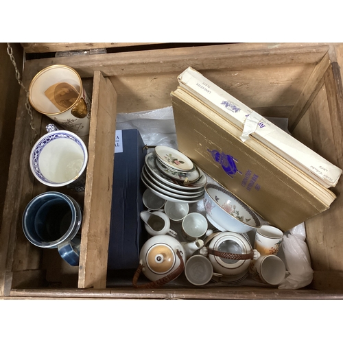 1142 - Edelweiss Coffee Service, oriental style dishes, Erokits sea scout, Go the international travel game... 