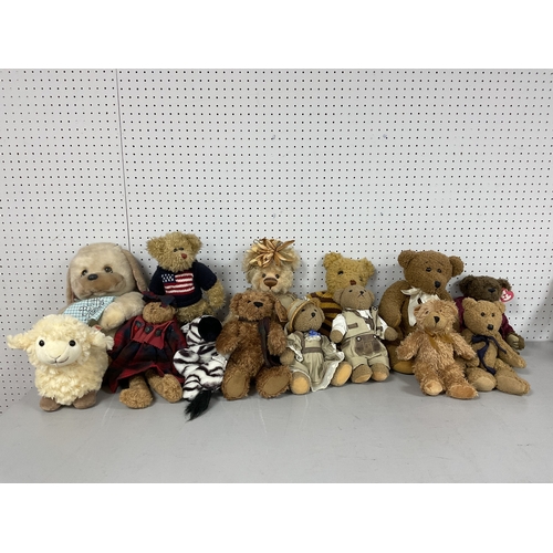 375 - Approximately Twelve Mainly Soft Bears / Teddy Bears, by Various Makers. Including TY The Attic Trea... 