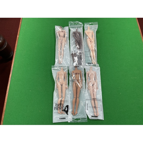 380 - Six Integrity Toys, Jason Wu Fashion Female Headless Dolls Bodies. One Pair Of Legs Also Noted. All ... 