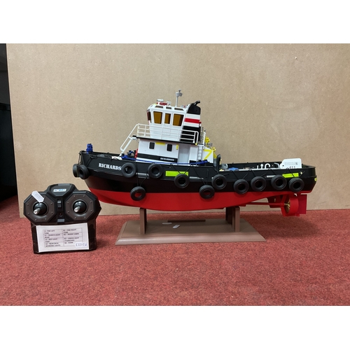 411 - A Battery Operated Hobby Engine 'Ready To Run' Radio Controlled Model of a Tug Boat 'Richardson'. Fe... 