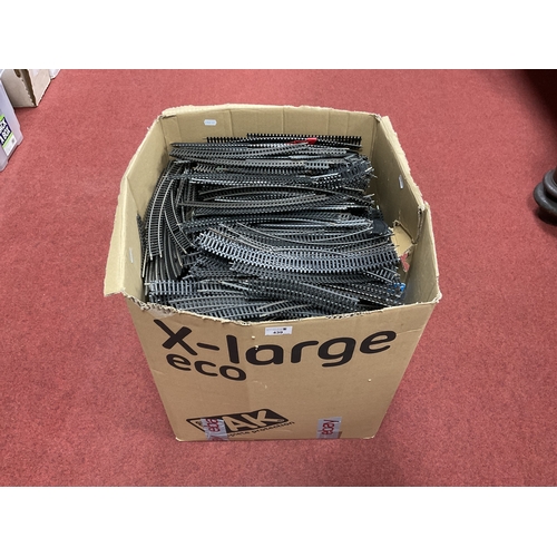 439 - A large quantity of 00 gauge steel track by Hornby, Lima and others.