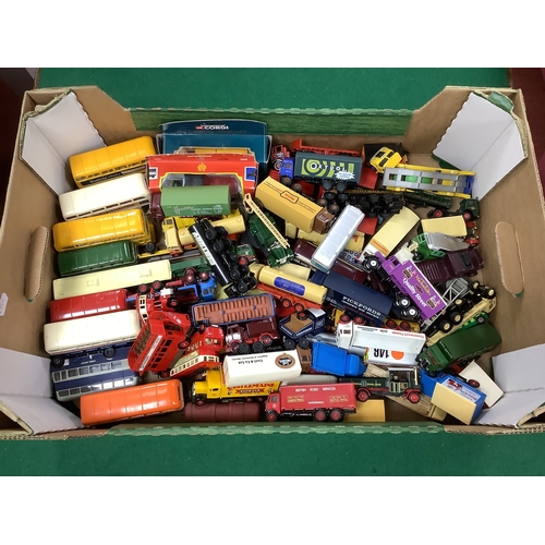 625 - A Quantity of Diecast Model Vehicles by Corgi, EFE, Lledo and other. Buses, Commercial Vehicles and ... 