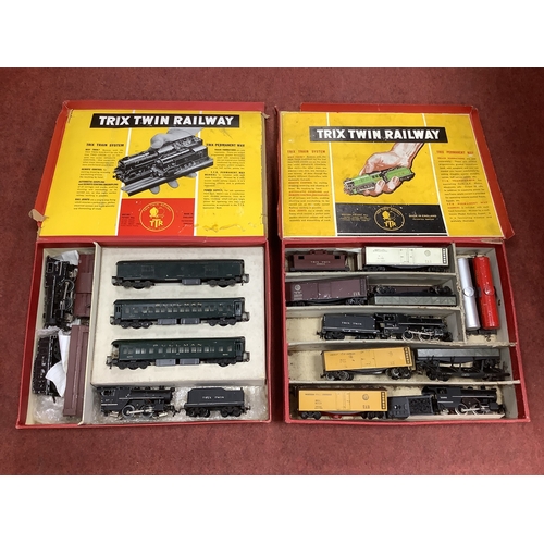 Post War Trix Twin Railway American Outline, Four Locomotives And a ...