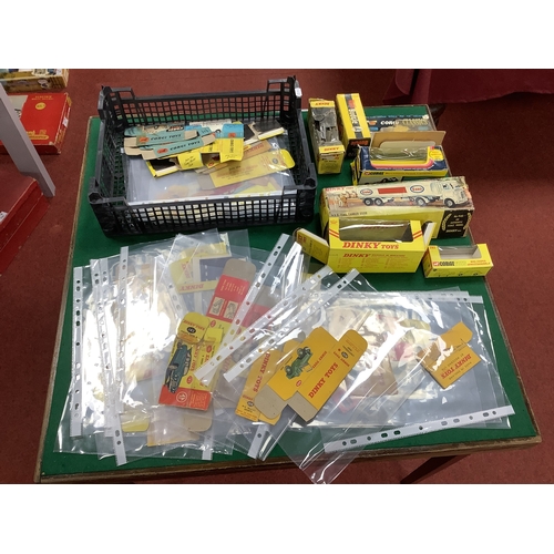 Over Twenty-five Original Corgi and Dinky Boxes, often flat packed ...