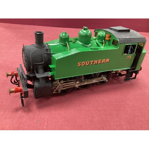 878 - A 'O' Gauge/7mm Kit Built 0-6-0 Steam Tank Locomotive To a U.S.A class; finished in Southern green w... 