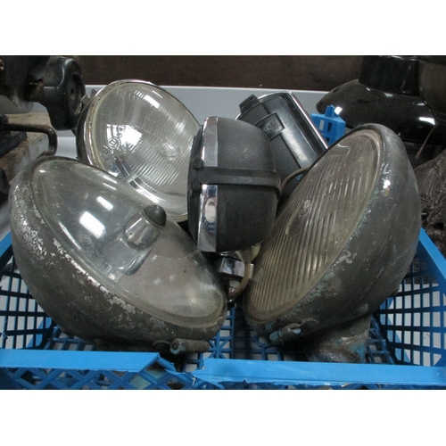 1067 - Motoring - Lucas car lights - SFT 700, SLR 700 H4 and two fog lamps (5).