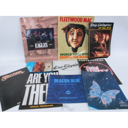 1072 - Music Tour Programmes - Fleetwood Mac, Thunder, Santana, Rory Gallagher, Thin Lizzy, Eric Clapton, E... 