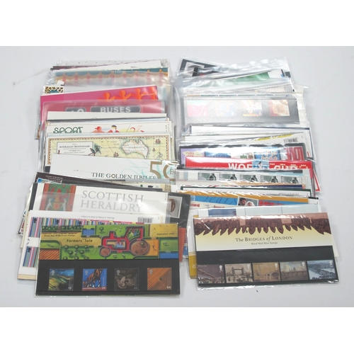 1077 - Stamps; An Assortment of Great Britain Mint Presentation Packs, mainly from the 1990s to the early m... 