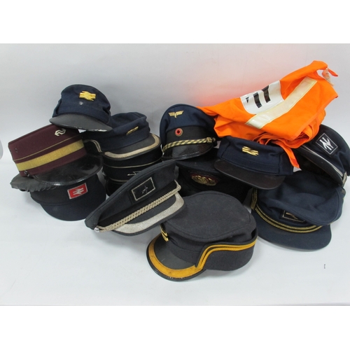 1084 - British Rail Hat, and other British Rail hats:- One Box