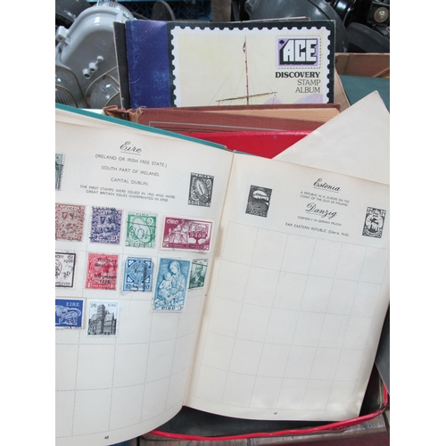 1094 - Stamps - Many pre-1950 Commonwealth and G.B, Edwardian and Victorian noticed, in strand, Nelson and ... 