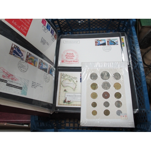 1097 - Stamps: A Royal Mail Cover Album, containing G.B. presentation packs and First Day Covers, ranging f... 
