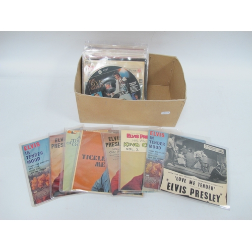 1105 - Elvis Presley E.P Records Including - Love Me Tender, Tickle Me, King Creole, (23).