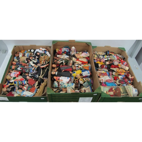 1106 - A Large Collection of Mainly Mid XX Century Traditional Costume Dolls of the World, over eighty:- Th... 