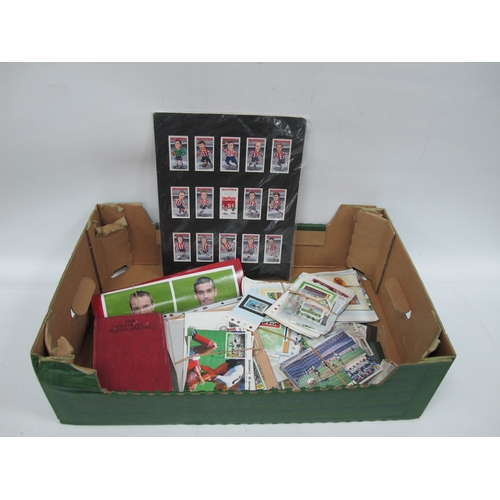 1120 - Football Themed Stamps, Mirror cards, postcards, 1934 encyclopaedia, etc.
