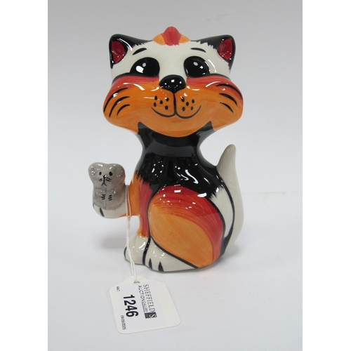 1246 - Lorna Bailey Hunter the Cat 13.5cm tall.