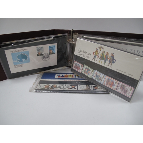 1273 - Stamps; A.R.M. Cover Album, consisting mainly of G.B. presentation packs from 1980s/1990s, with a to... 
