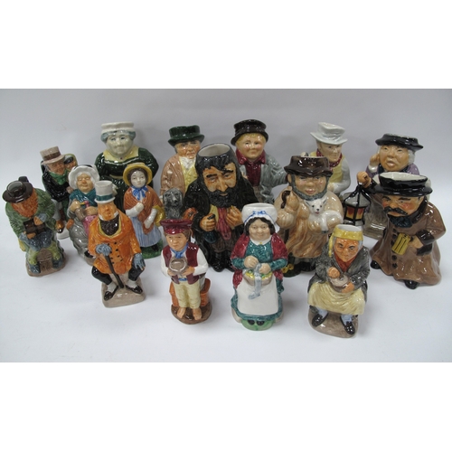 1274 - Eight Wood & Sons The Charles Dickens Toby Jug Collection, 'Jugs by Franklin Mint', eight Roy Kirkha... 