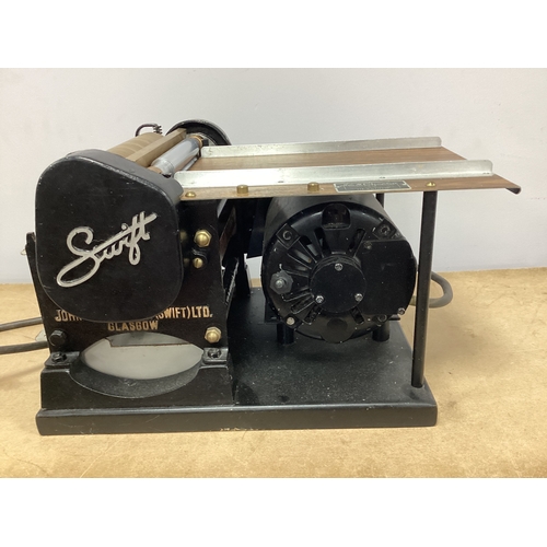 1482 - John M. Campbell (Swift) Ltd. Glasgow 'Swift Adhesive Gluing/Pressing Machine' (Untested - sold for ... 