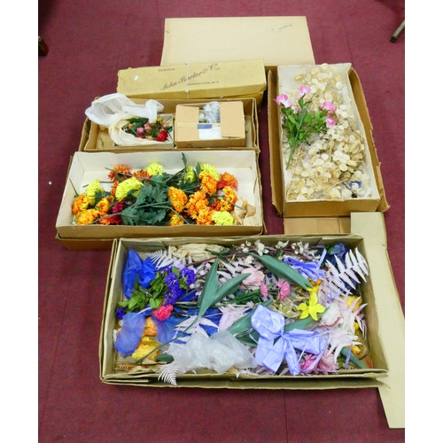 1493 - A Large Quantity of Silk, Dried and Plastic Flowers, used for decoration during different services a... 