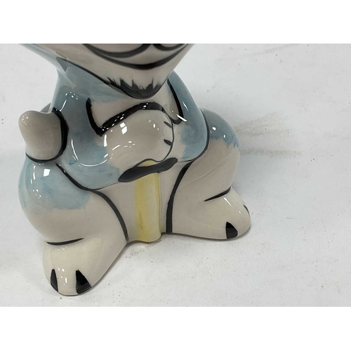 1256 - Lorna Bailey Set of Three Pussketeers Pawthos, Purrthos, Armed the Cat, the tallest 13cm.