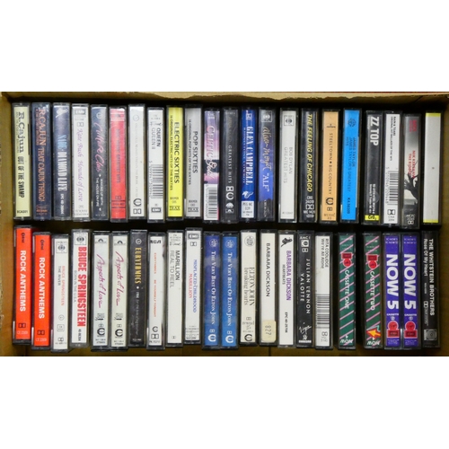 432 - Audio Cassettes, forty-four albums including, ZZ Top - Eliminator, Queen - Queen 2, Kate Bush - Houn... 