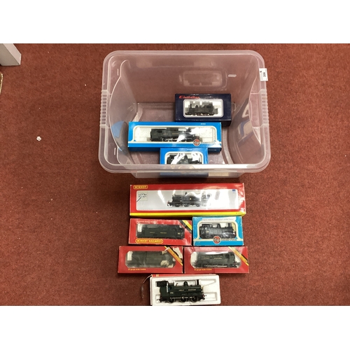 Nine 'OO' Gauge/4mm Tank Steam Locomotives, comprising a Hornby Ref ...