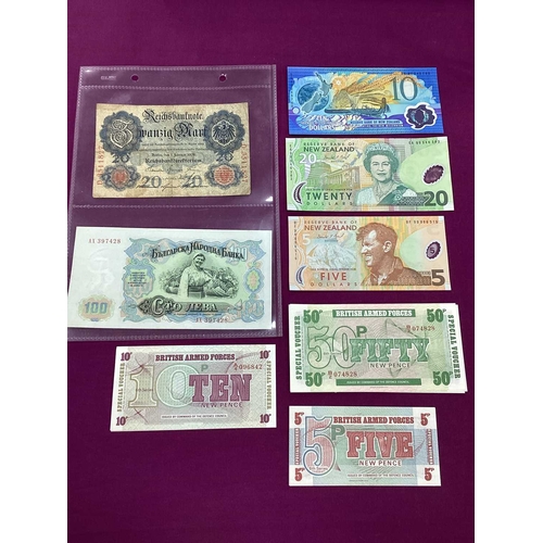 Large Collection Of GB And World Banknotes, includes an uncirculated ...