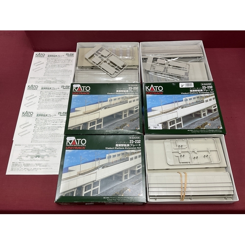 Three boxed Kato N gauge 