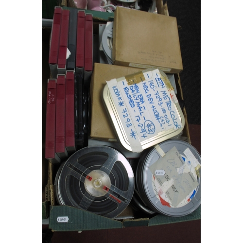 1078 - Boxed and Loose Vintage Films, in large quantity, some labelled, with various subjects, mostly 8mm f... 