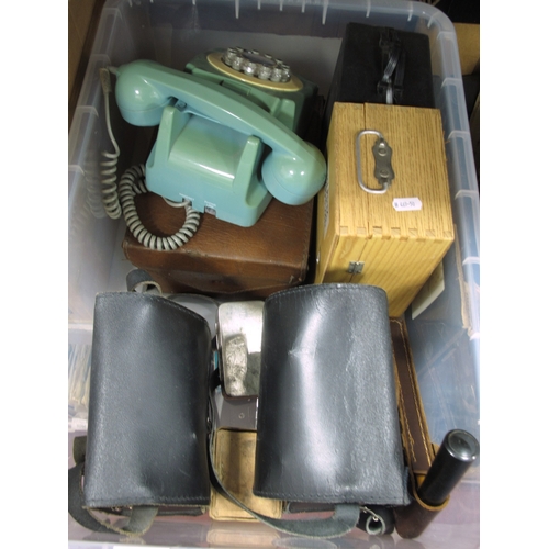 1090 - Two cased Junior pigeon timing clocks, leather cased AVO Avometer Eight MK6, leather cased Air Therm... 