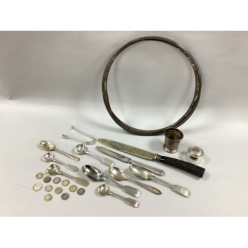 39 - A Hallmarked Silver Pyx, the Christogram 