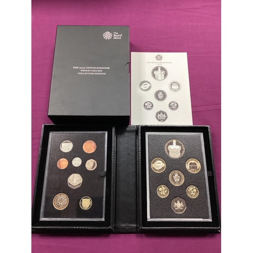 100 - 2013 Royal Mint UK Proof Coin Set Collector Edition, cased with a certificate of authenticity.