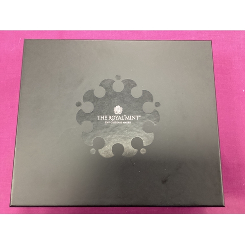 106 - 2021 Royal Mint UK Premium Proof Coin Set, cased with a certificate of authenticity.