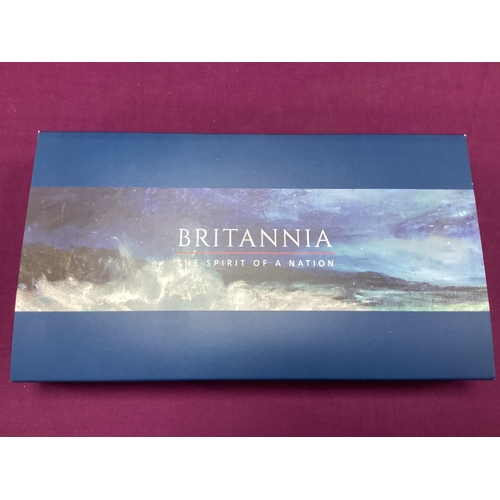 198 - 2018 Royal Mint UK Britannia Fine Silver Proof Six Coin Set, cased with a certificate of authenticit... 