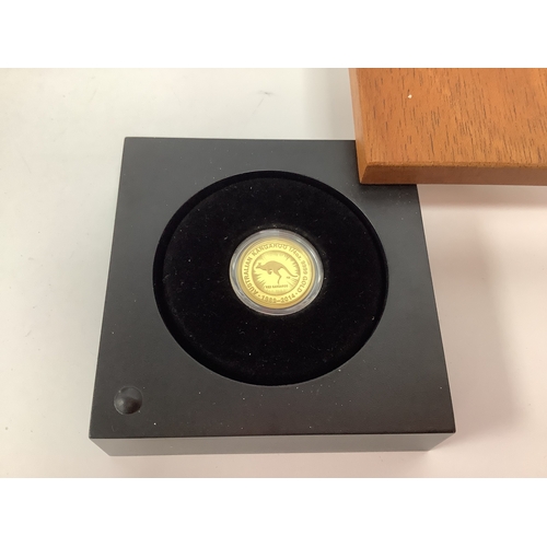 247 - 2014 Perth Mint Gold Proof Quarter Ounce $25 Coin, cased.