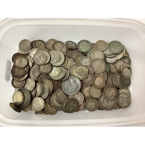73 - Collection Of GB XIX Century And Pre 1947 Silver Coins, Shillings, Sixpence, Threepences etc, total ... 