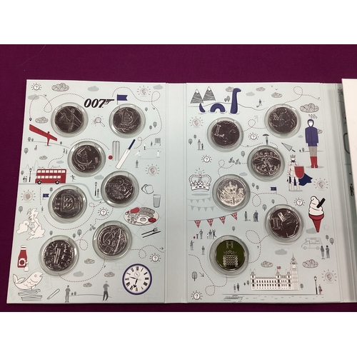 82 - 2018 Royal Mint 'The Great British Coin Hunt' 10p A-Z Full Collection, cased.