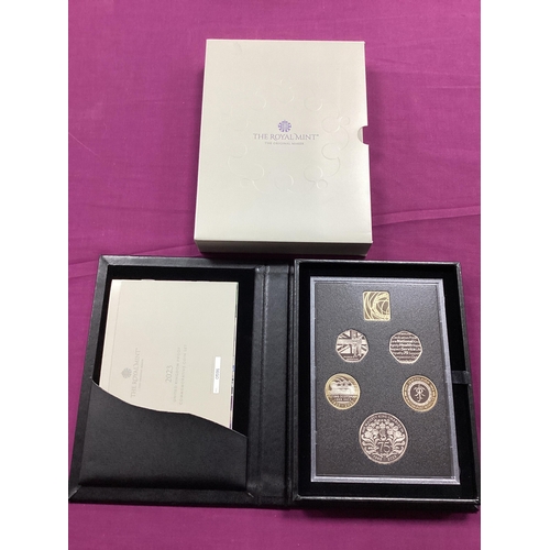86 - 2023 Royal Mint UK Proof Commemorative Coin Set, cased with a certificate of authenticity.