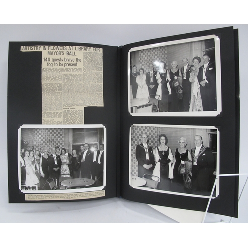1320 - An Interesting Album of Photographs, Invitations and Press Cuttings, Relating to The Mayoralty of Co... 