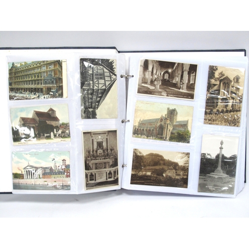 1324 - An Album of Picture Postcards, to include mainly early XX Century topographical views, Winchester, H... 