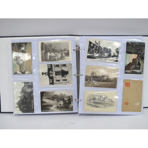 1324 - An Album of Picture Postcards, to include mainly early XX Century topographical views, Winchester, H... 