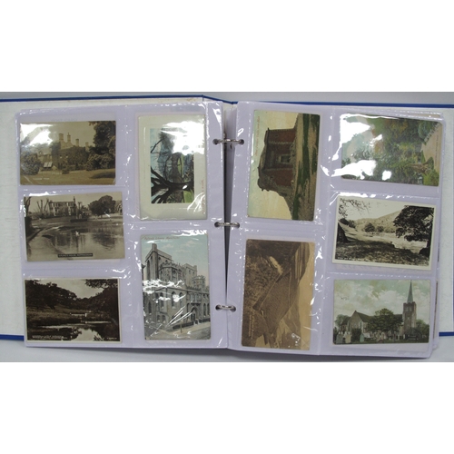 1328 - An Album of Mainly Early XX Century Picture Postcards, of mainly topographical views to include: Bri... 